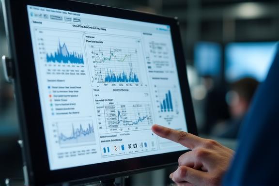 AI mineral processing optimization dashboard showing real-time recovery data